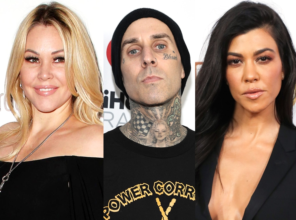 Travis Barker S Ex Reacts To Him Downgrading To Kourtney Kardashian E Online Au Travis Barker S Ex Reacts To Him Downgrading To Kourtney Kardashian E Online Au