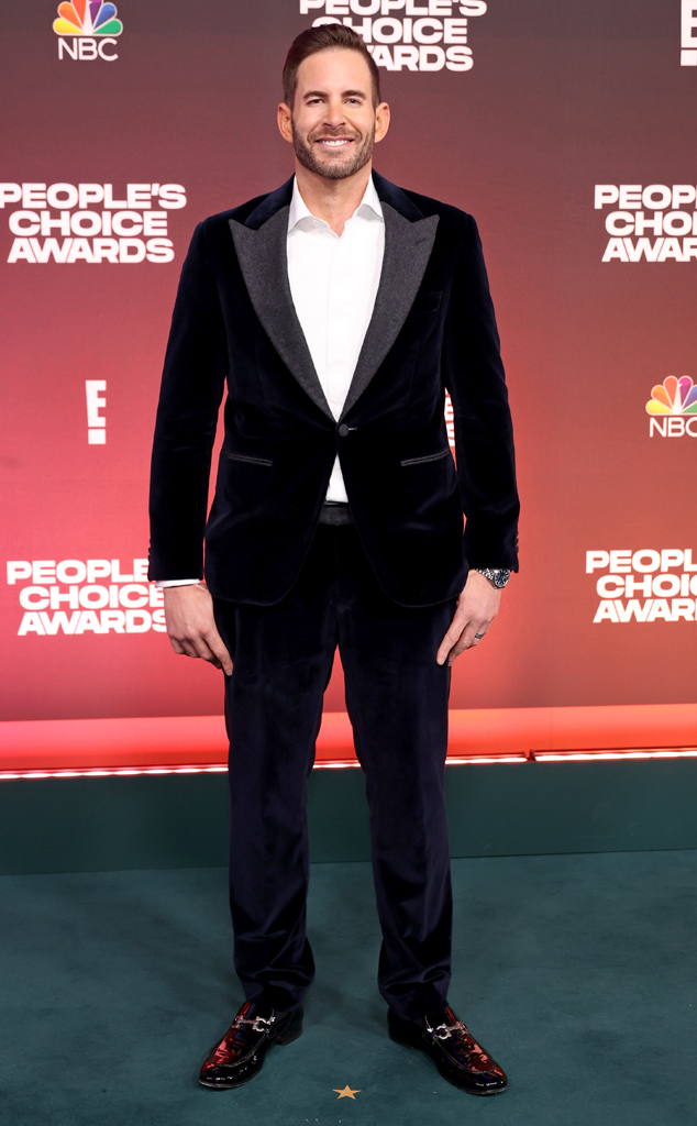 Tarek El Moussa, 2021 Peoples Choice Awards, Arrivals, Red Carpet Fashion