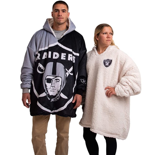 NFL Oakland Raiders Double Play Reversible Hooded Sweatshirt 