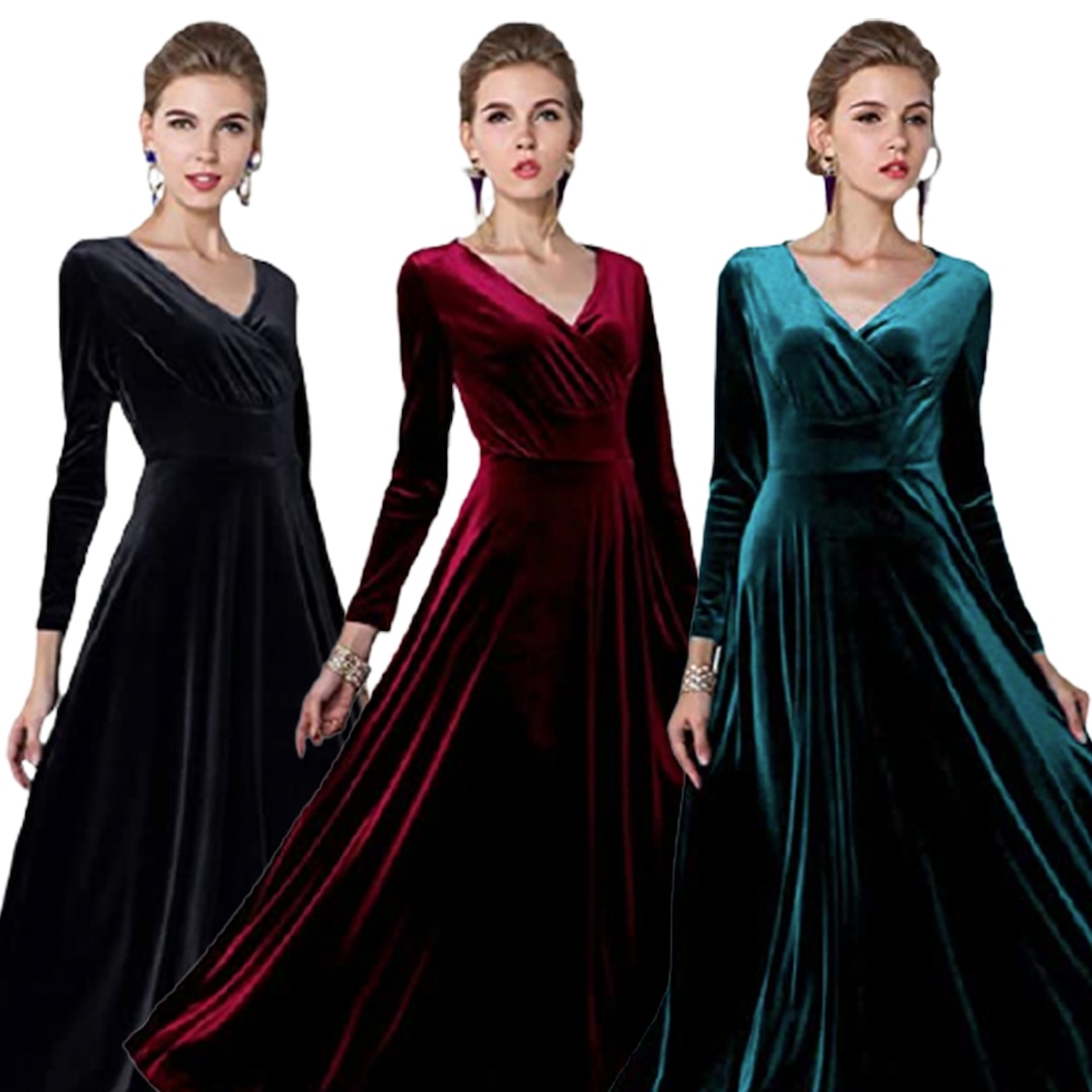 This $54 Velvet Dress Has 2,300+ 5-Star Reviews on Amazon