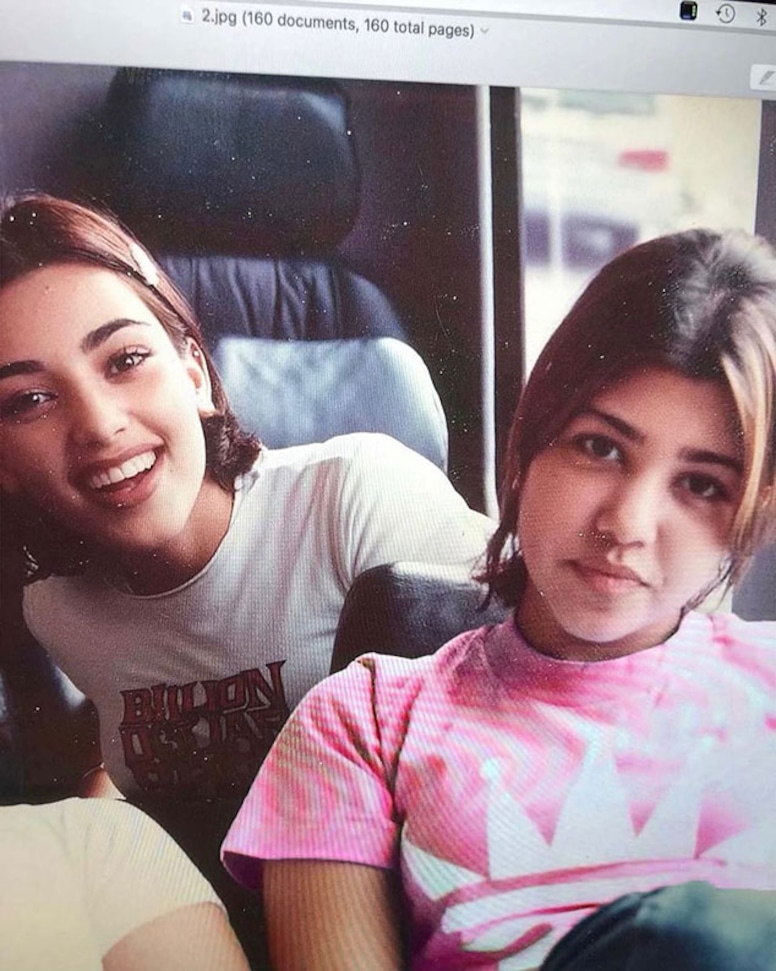 Kim Kardashian, Kourtney Kardashian, Throwback, 1994, TBT