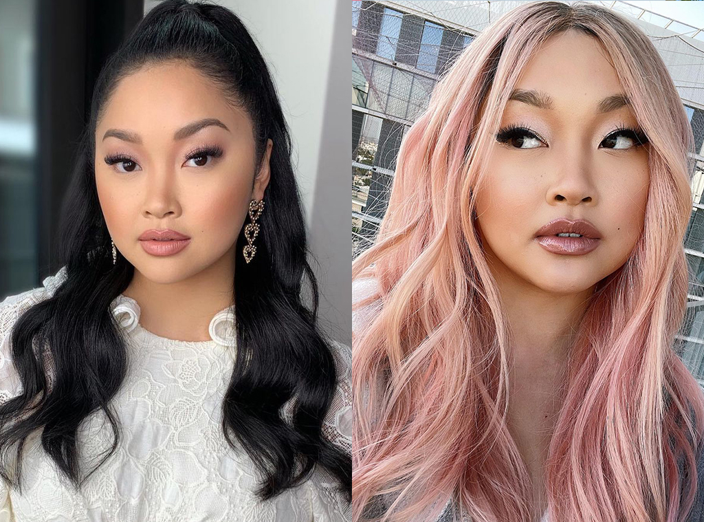 Demi Lovato Goes For Pretty In Pink With Bold New Hair Color E Online