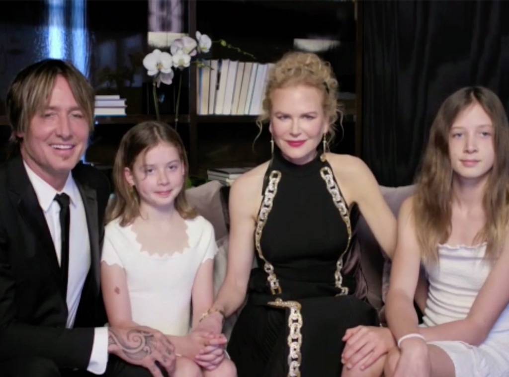 Nicole Kidman, Keith Urban, 2021 Golden Globe Awards