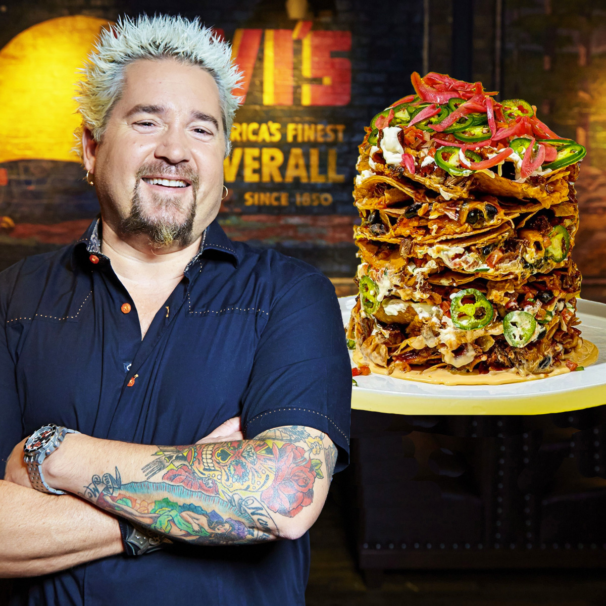 Get Guy Fieri S Trash Can Nachos More Delicious Super Bowl Food E Online