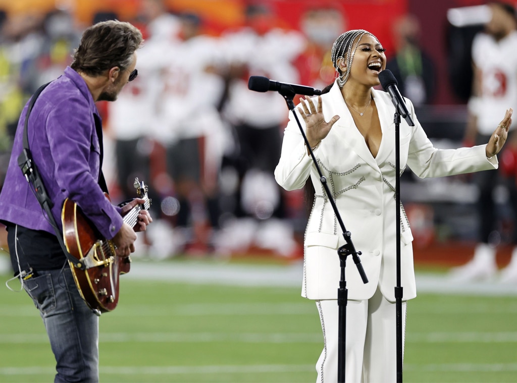 eric church at the super bowl