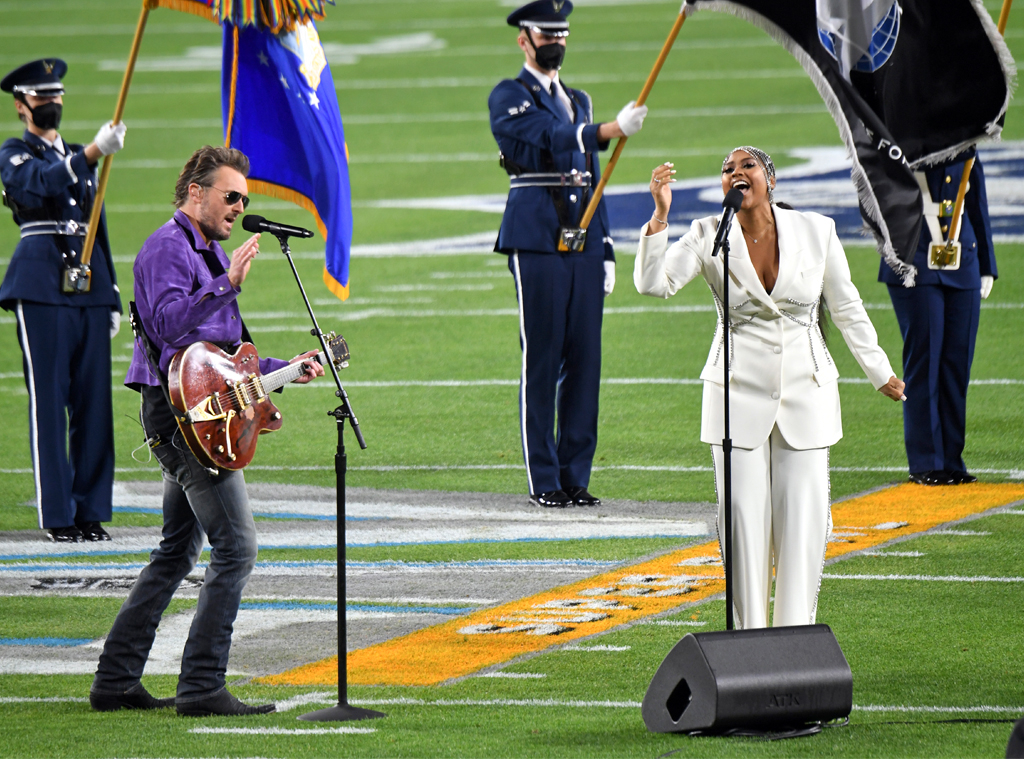 Mickey Guyton Delivers Bravura National Anthem to Kick Off Super Bowl