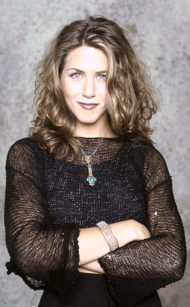 look back on jennifer aniston s hair journey on friends e online ap