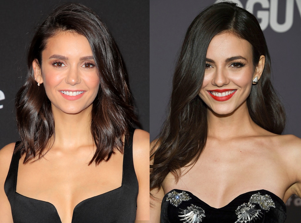 Nina Dobrev, Victoria Justice, Celeb Lookalikes