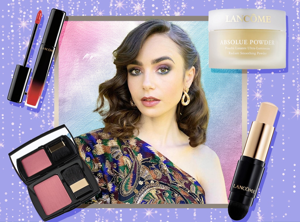 E-Comm: 2021 Golden Globes, Beauty Breakdown, Lily Collins, Lancome