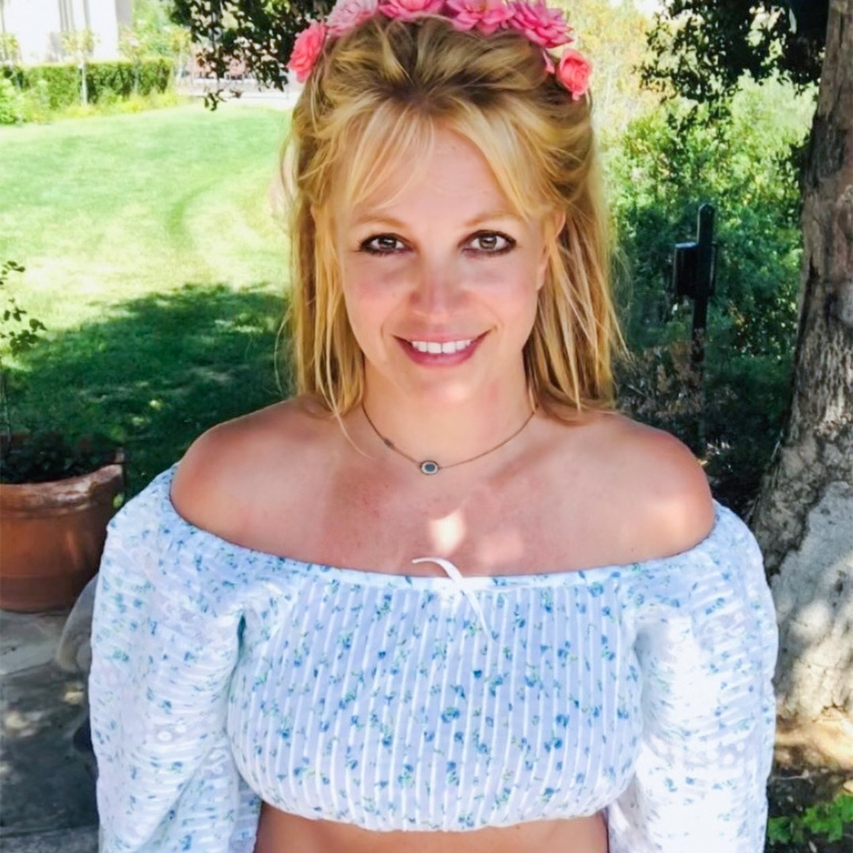 Britney Spears barely shares photo with boys Sean and Jayden