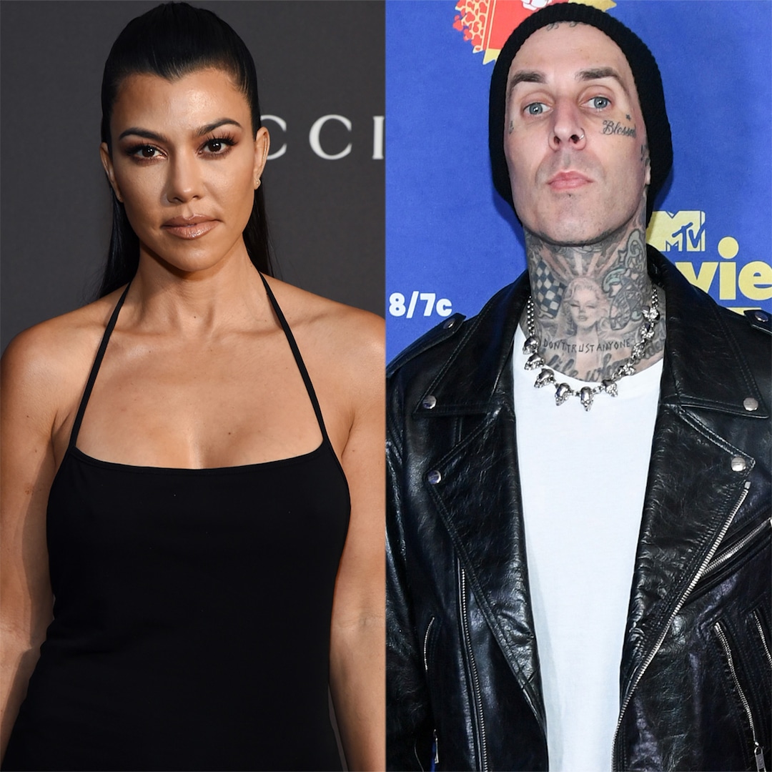Kourtney Kardashian Is Really Happy Dating Travis Barker E Online