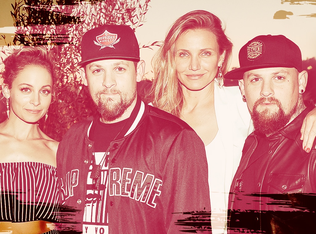 Joel Madden, Benji Madden, Nicole Richie, Cameron Diaz