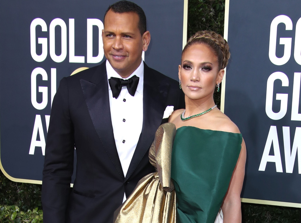 Alex Rodriguez, Jennifer Lopez, 2020 Golden Globe Awards, Couples