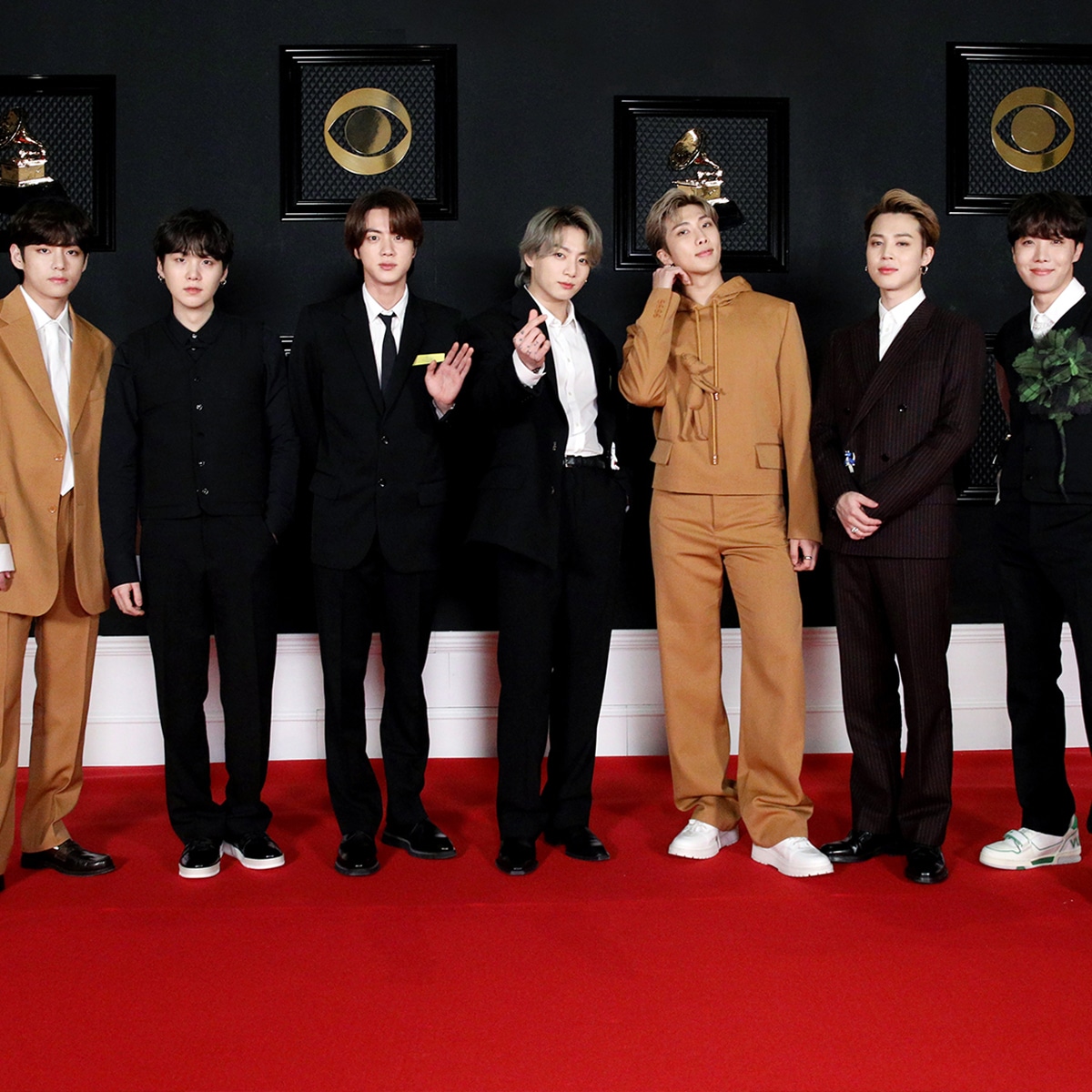 BTS, 2021 Grammy Awards, Red Carpet Fashion