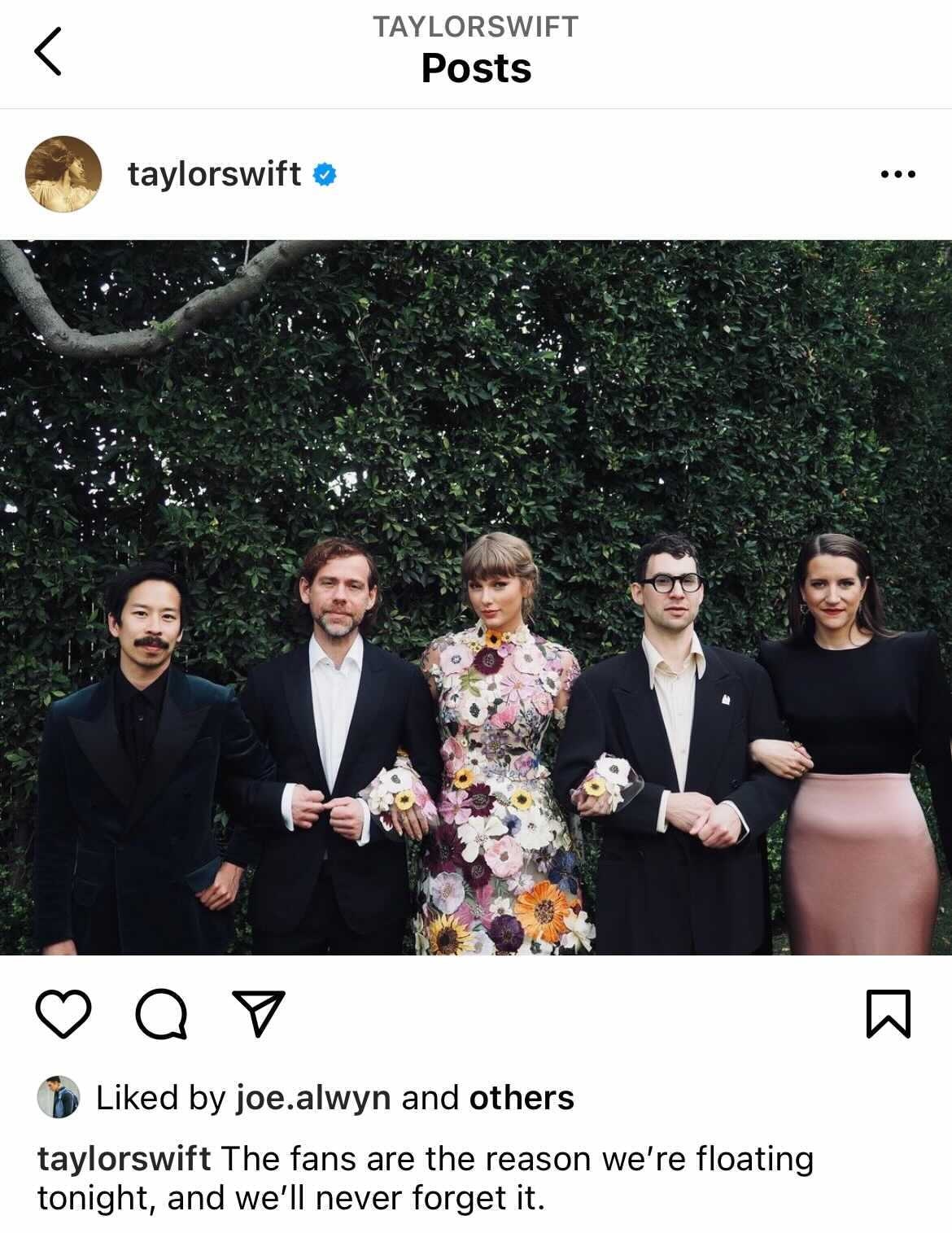 Joe Alwyn Subtly Supports Taylor Swift After Sweet Grammys Shout Out E Online Joe Alwyn Subtly Supports Taylor Swift After Sweet Grammys Shout Out E Online