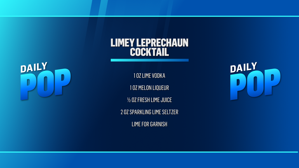 Daily Pop Recipes Limey Leprechaun Cocktail