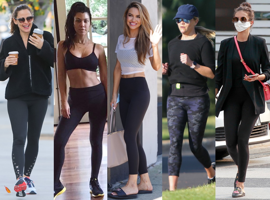 E-Comm: Spanx Leggings, Jennifer Garner, Kourtney Kardashian, Chrishell Stause, Reese Witherspoon, Nina Dobrev