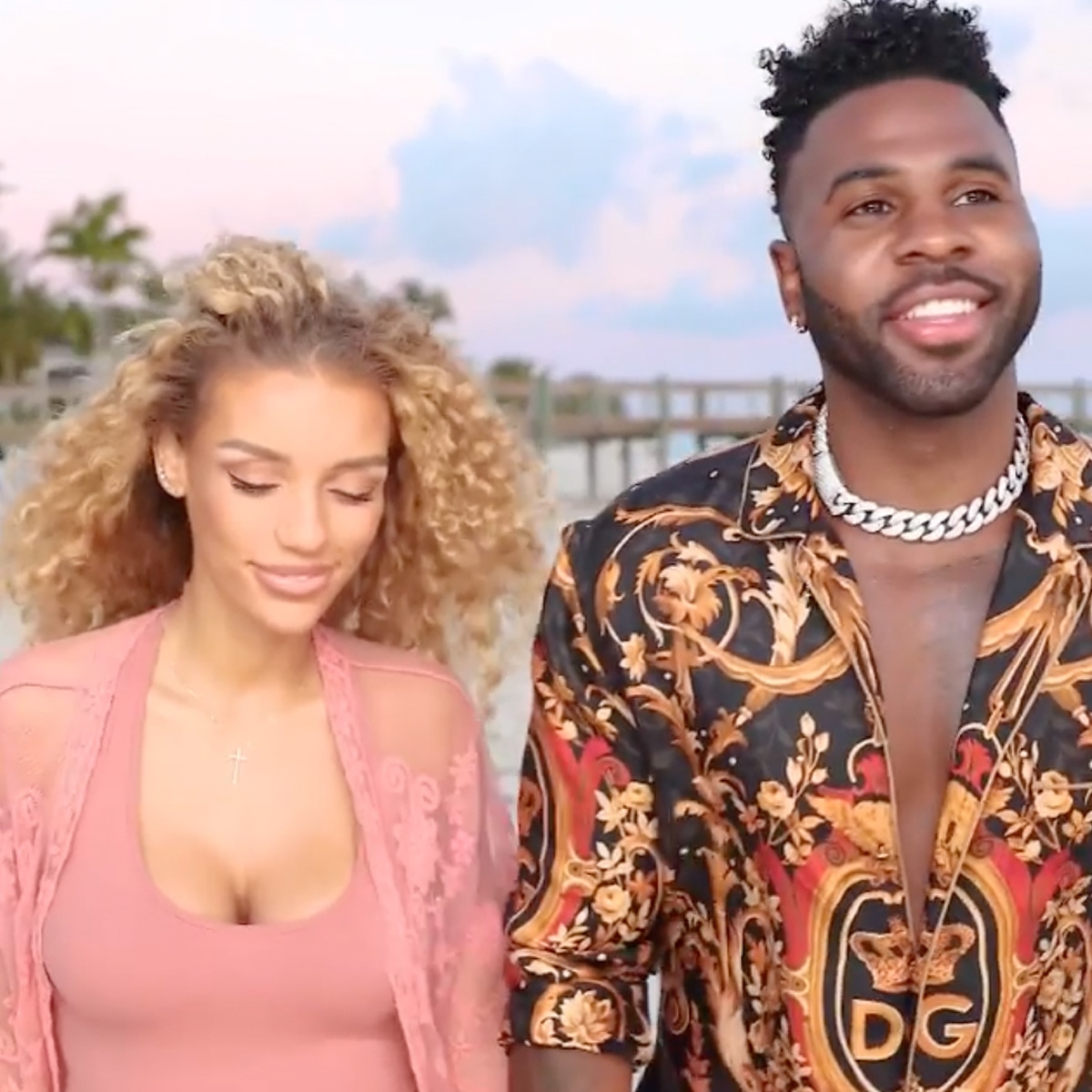 Jason Derulo and Jena Frumes