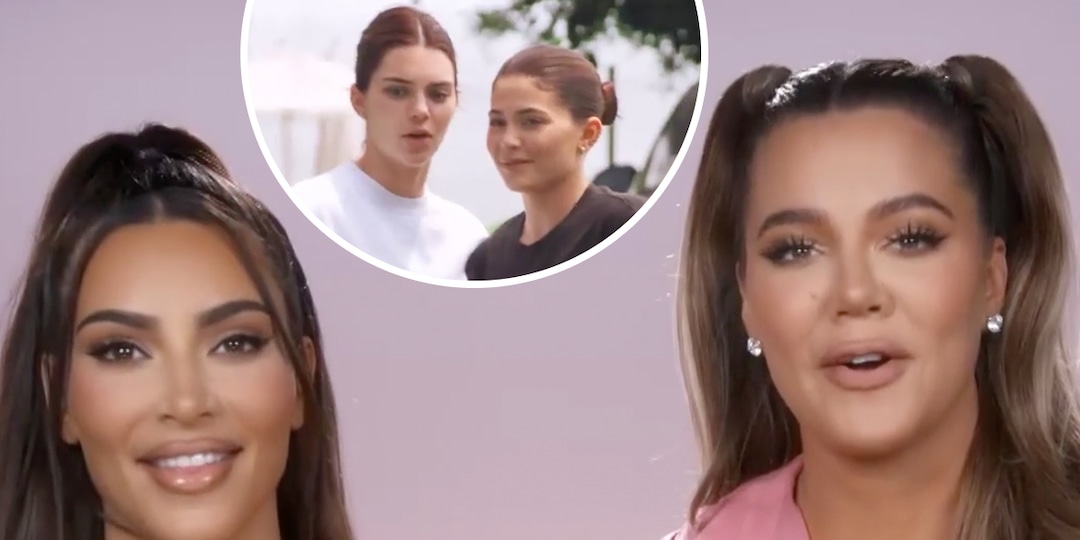 See Kim & Khloe Kardashian Face Off Against "Gifted" Kendall & Kylie