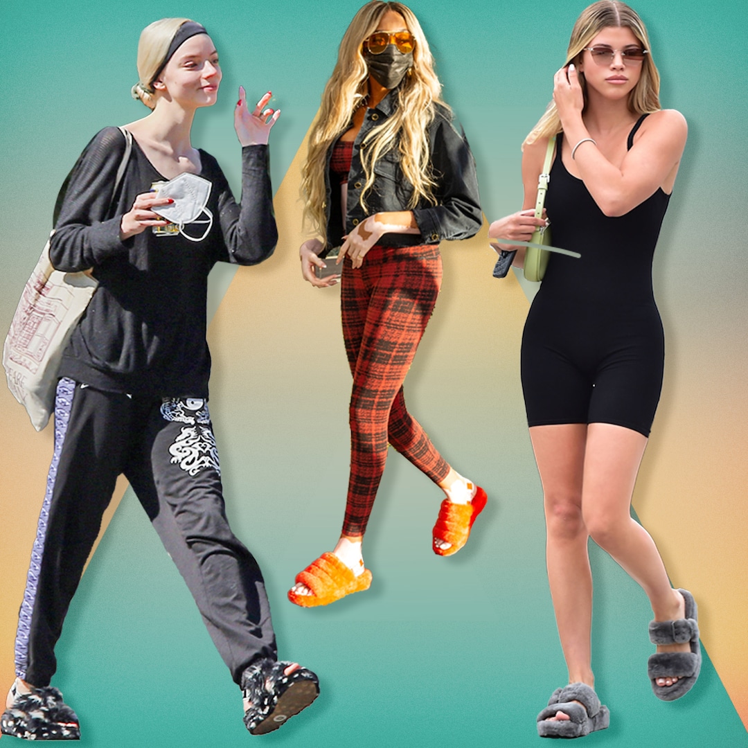 Outfit Ugg Fluff Yeah Fluffy Slippers Outfits To Wear With Ugg