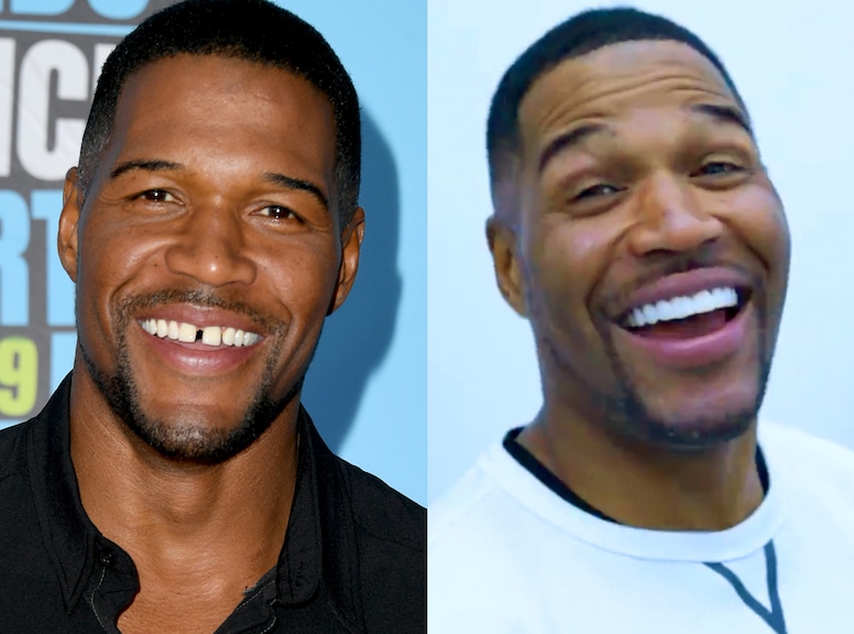 Michael Strahan, Smile, Teeth, Gap