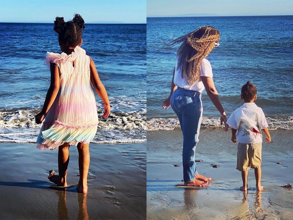 Beyoncé's Mom Tina Knowles Gives Rare Details on Twins Rumi and Sir