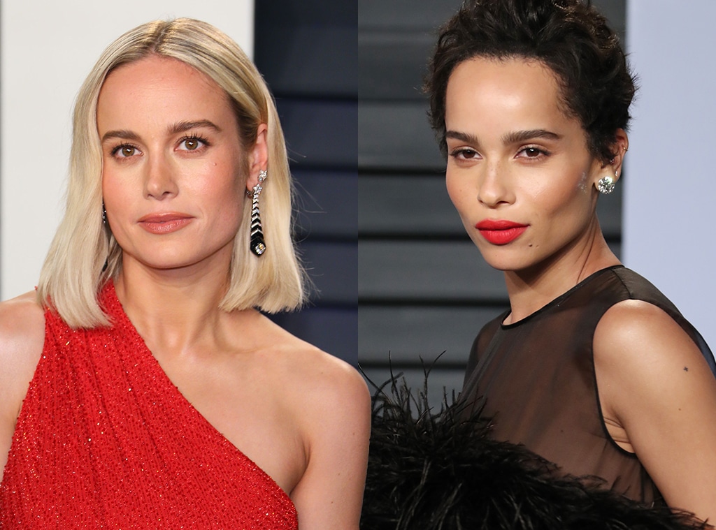 E-Comm: Brie Larson, Zoe Kravitz, makeup artist