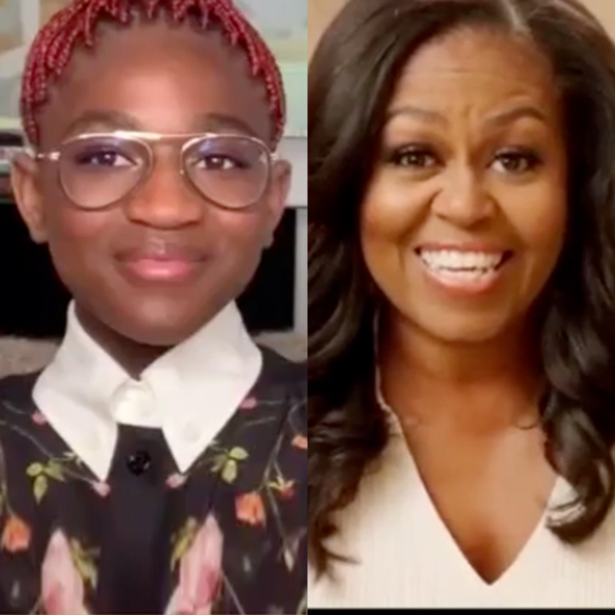 Watch Dwyane Wades Daughter Zaya Meet Her Idol Michelle Obama E