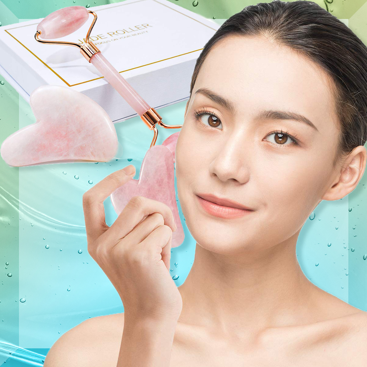 This $20 Face Roller & Gua Sha Set Has 11,180+ Five-Star  Review
