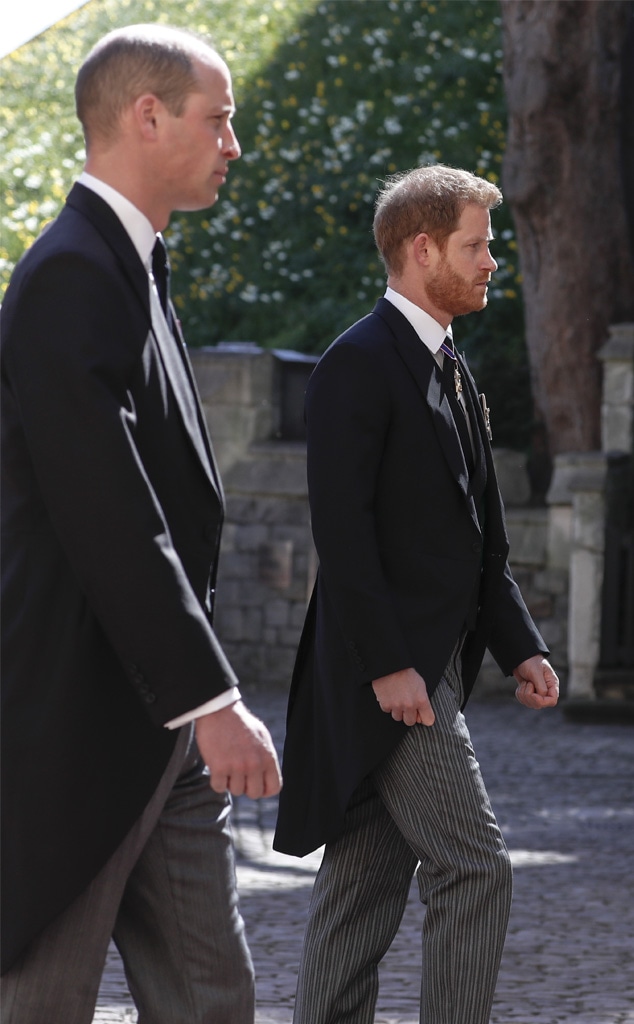Prince Philip Funeral, Prince William, Prince Harry