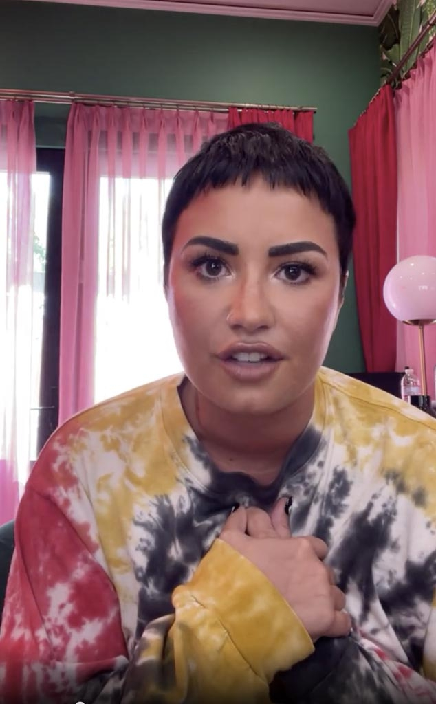 Demi Lovato apologizes after slamming frozen yogurt shop's dietary