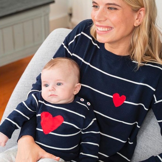 Mom and baby matching sweaters best sale