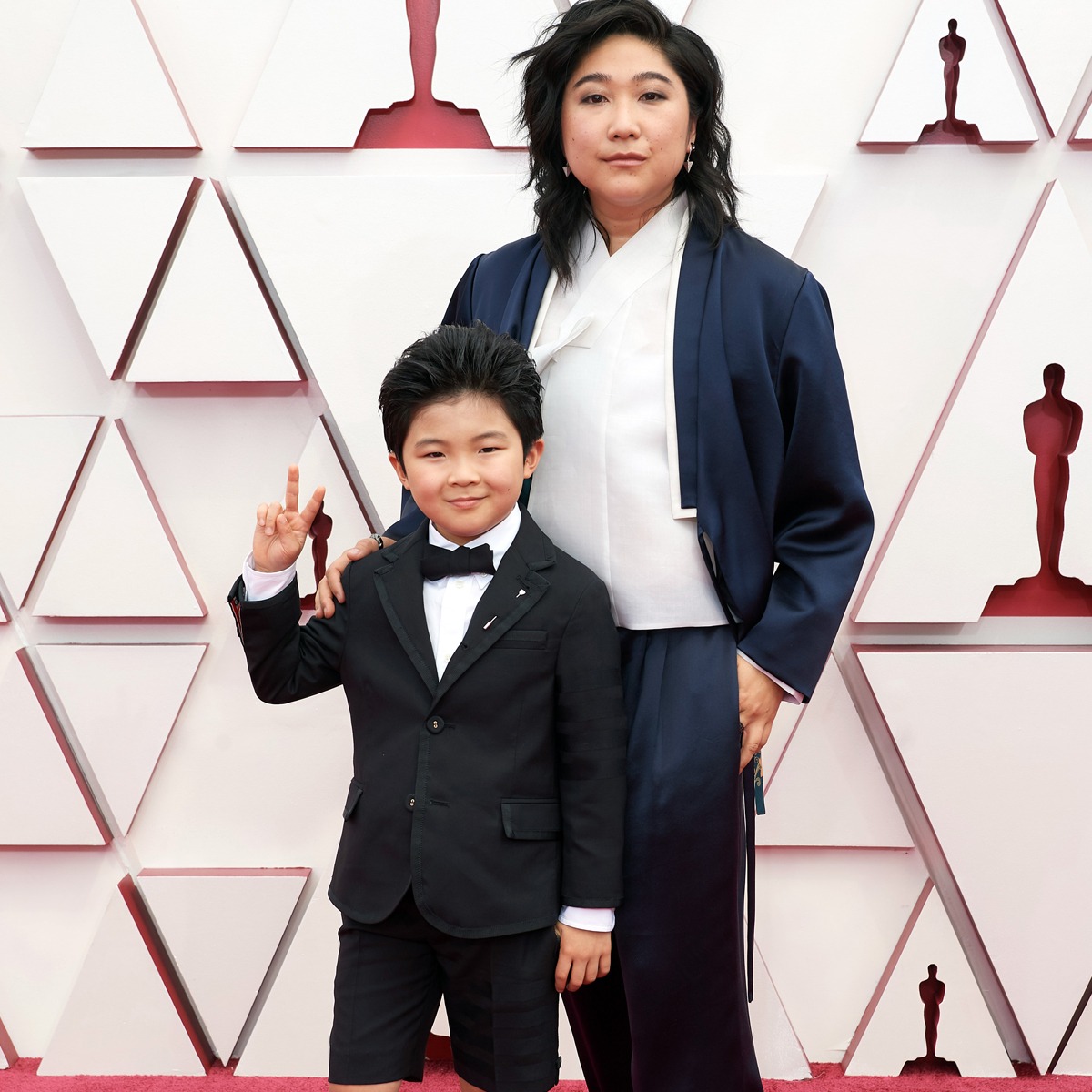 Alan S. Kim, Vicky Kim, 2021 Oscars, 2021 Academy Awards, Red Carpet Fashion