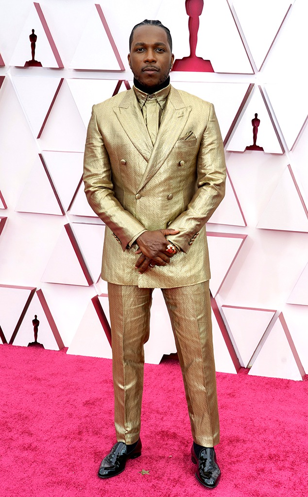 Leslie Odom Jr, 2021 Oscars, 2021 Academy Awards, Red Carpet Fashion