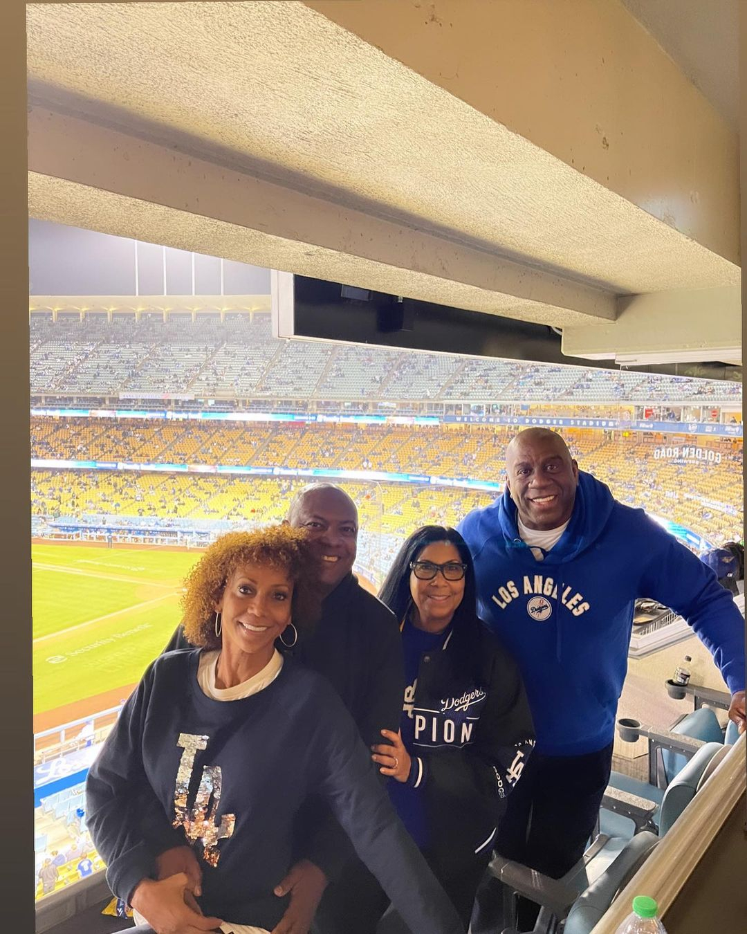 MLB on X: Can you name the celebrities at tonight's @Dodgers game?   / X