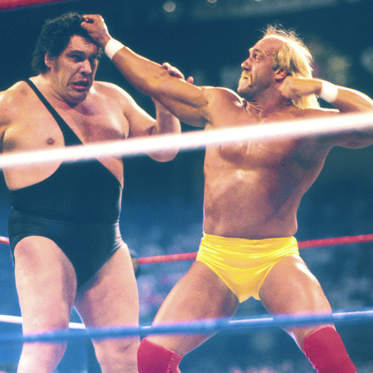 rigdom få øje på Samle Hulk Hogan Relives His Iconic WrestleMania Match With André the Giant - E!  Online