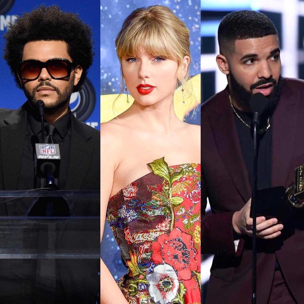 The Weeknd, Taylor Swift, Drake