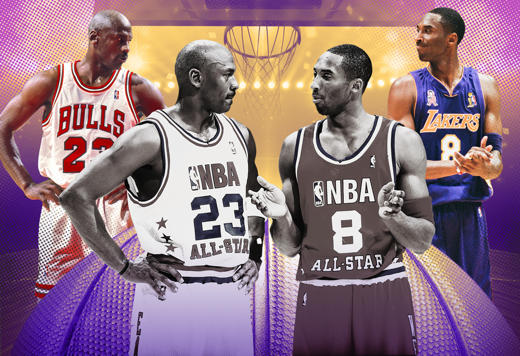 2003 All Star Game Michael Jordan vs. Kobe Bryant