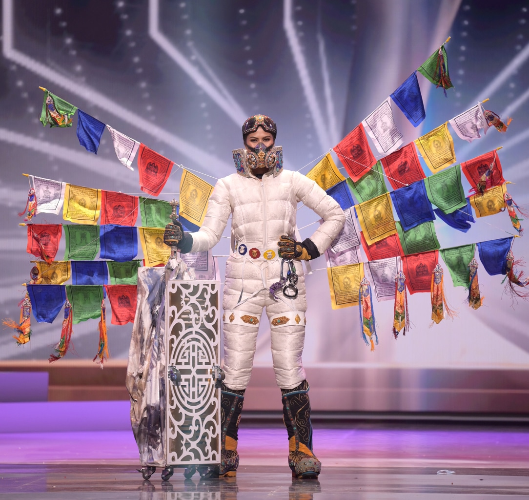 Miss Universe 2021, Miss Nepal, Costumes, Widget