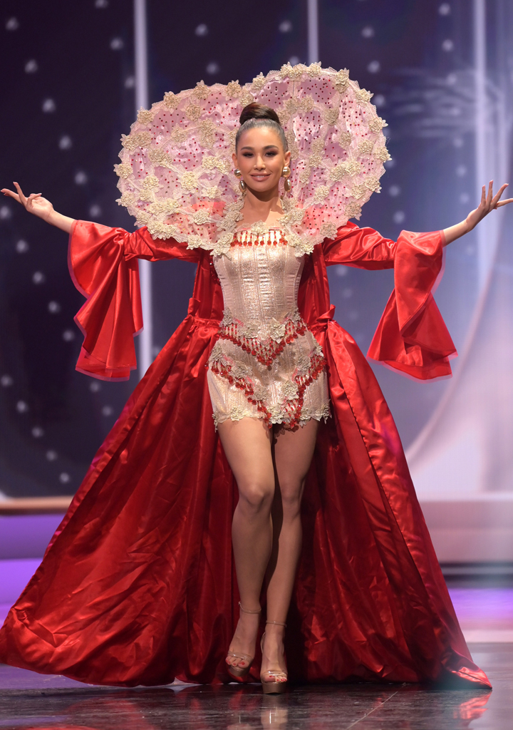 Miss Universe 2021, Miss Albania, Costumes, Widget
