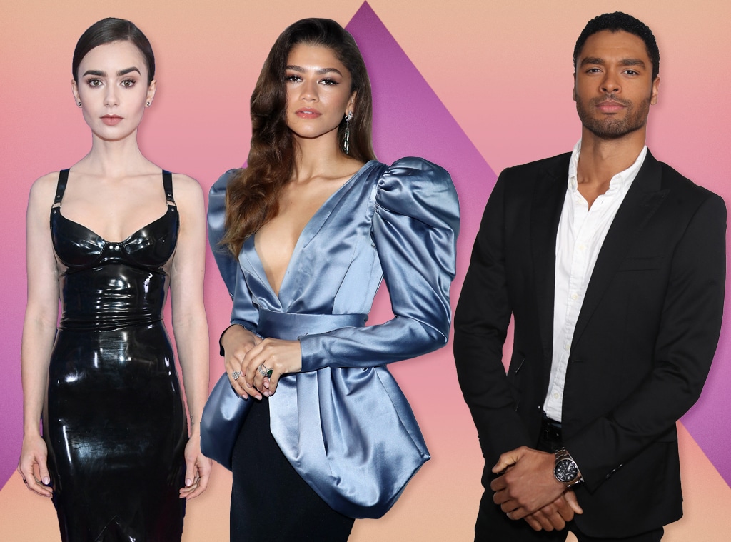 EComm, MTV Awards Gift Bag ADDS, Lily Collins, Regé-Jean Page, Zendaya