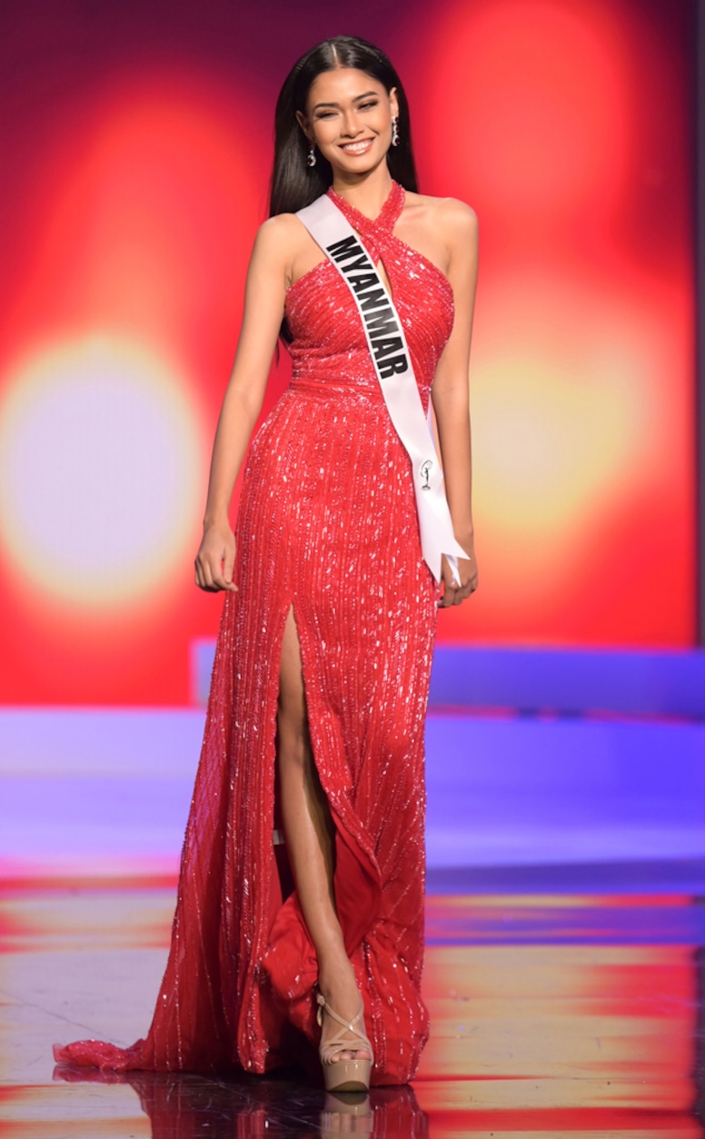 Miss Universe 2021, Miss Myanmar, Evening Gowns, Widget