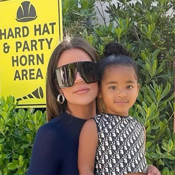 Khloé Kardashian's Daughter True, 3, Poses at Trampoline Park
