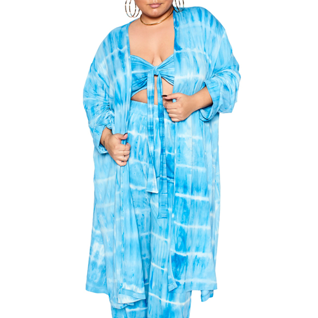 princess polly baby blue dress The Story Behind Farrah Fawcett's Iconic 1976 Swimsuit Poster main image 0
