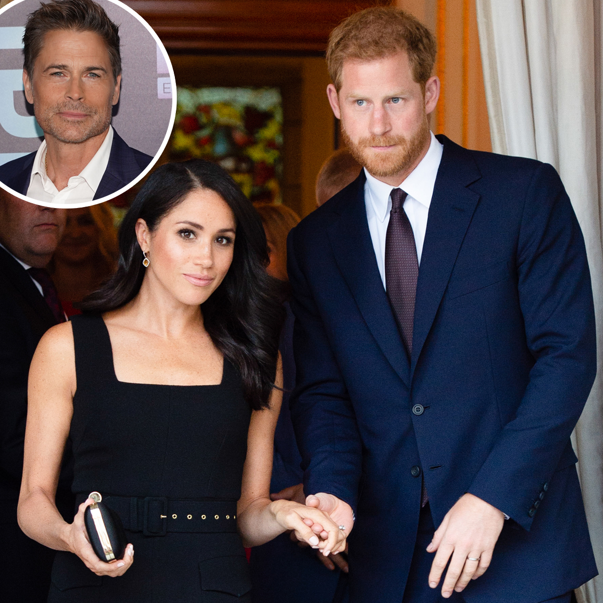 Rob Lowe Reveals if Harry & Meghan's Oprah Interview Was at His House - E! Online