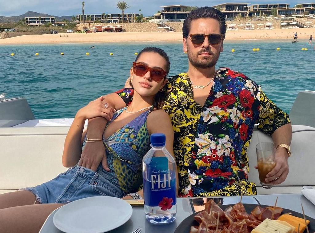 Scott Disick and Amelia Hamlin Cuddle Up on a Boat Ride