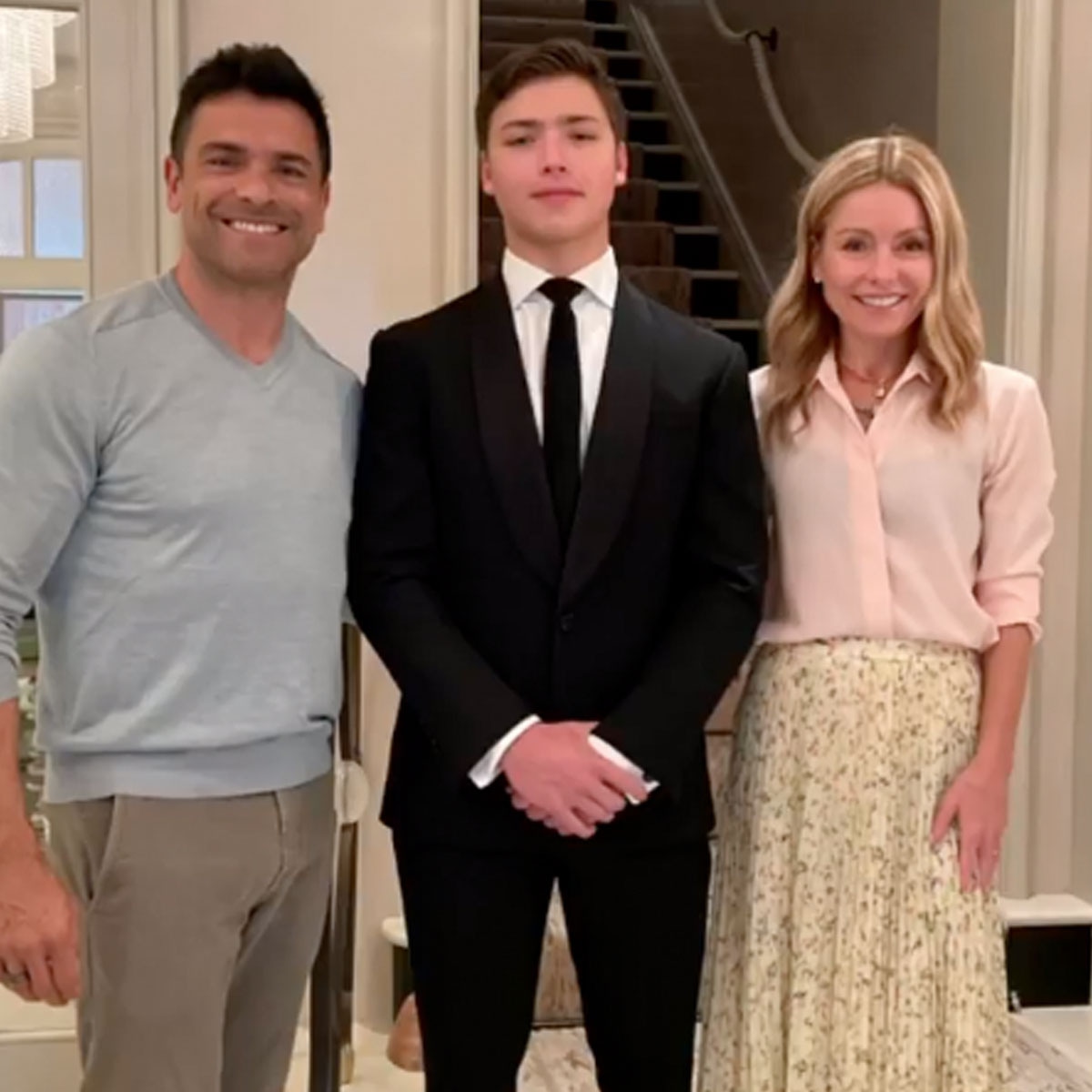 Kelly Ripa Reveals Son's Prom Mishap After Borrowing Dad's Tux