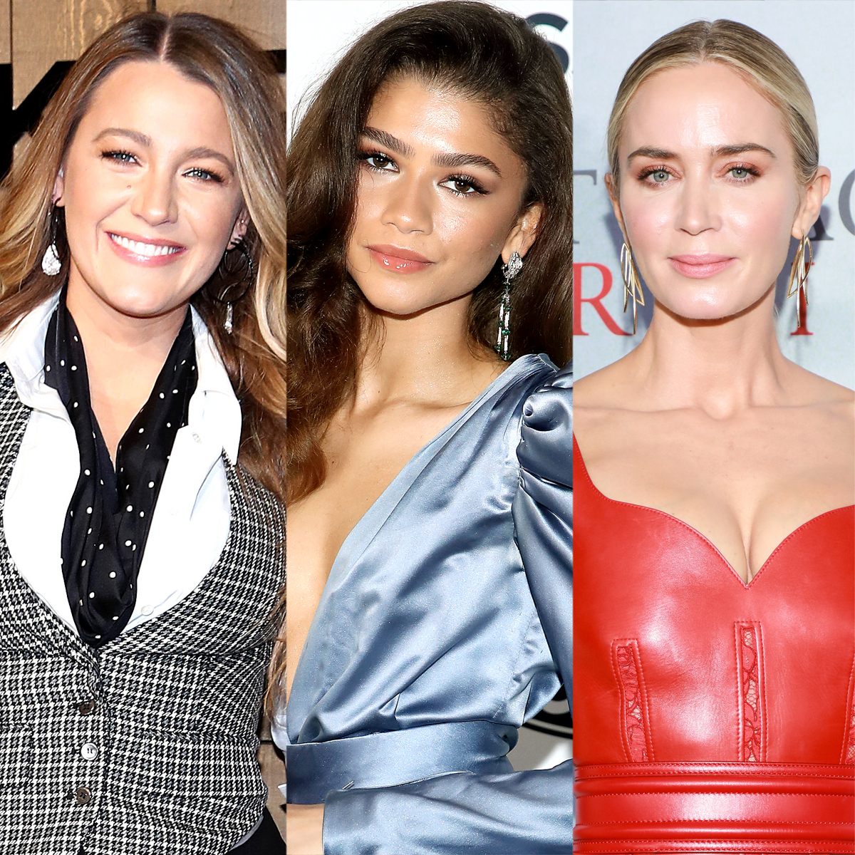 The Story Behind Blake Lively Emily Blunt And Zendaya S Viral Moment E Online Deutschland