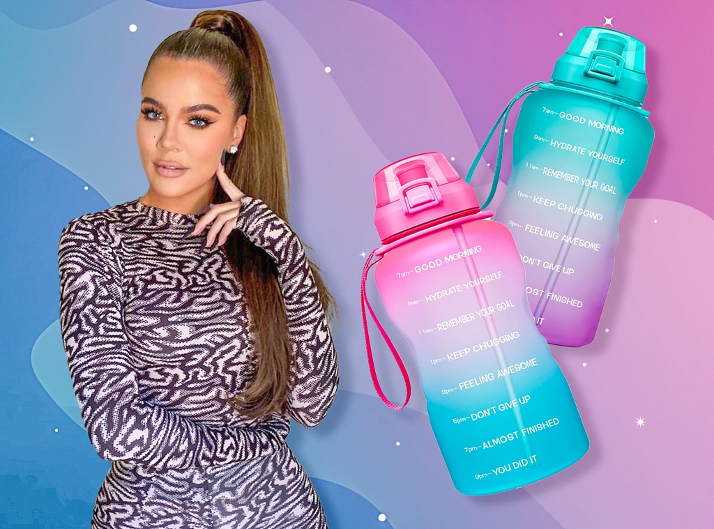 E-Comm: Khloe Kardashian's Motivational Water Bottle