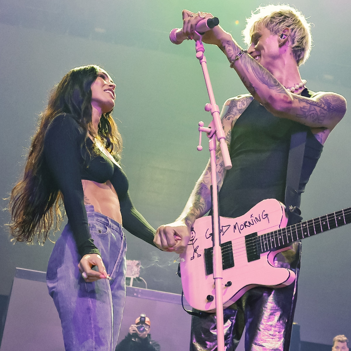 Megan Fox and Machine Gun Kelly Take Their Love to the Stage - E! Online - CA